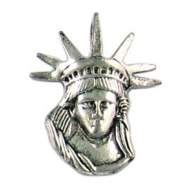 Statue Of Liberty Charm (±21mm L x 26mm W x 2mm D;  Hole -1mm-;  1D)   *