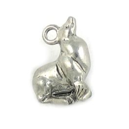 Seal or Sea Lion Charm (±12x16x12mm; Hole -2mm-;3D)