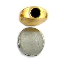 Plain Smooth Round Disc Bead (±9x10x5mm; -3.5mm-;3D)