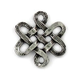 Chinese Knot (±15x17x1.75mm; - 2D)   *