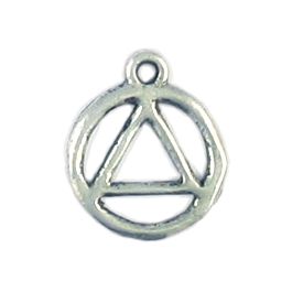 Triangle Unity Recovery Charm Small (±1x15x12mm; -2mm-;2D)