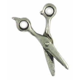 Movable Scissors Charm (±4mm L x 30mm W x 12mm D;  Hole -3mm-;  3D)   *
