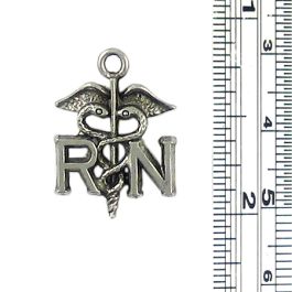 RN Medical Symbol Nurse Charm (±3x22x16mm; -2mm-;1D)