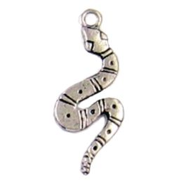 Snake Charm (±10.5mm L x 26mm W x 1.5mm D;  Hole -1.5mm-;  2D)  *