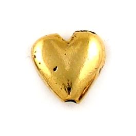 Heart Bead (±11x11x3.5mm; -2mm-;2D)  *