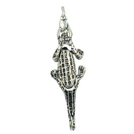 Moveable Crocodile Alligator Charm (±12x35x3mm; -2mm-; 3D)   *