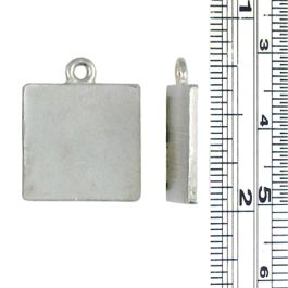 Plain Square Stamping Blank  Disc 15mm (±1.5x19x15mm; -2mm-;2D)