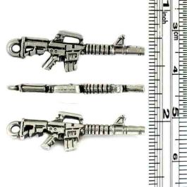 Rifle Charm (±2.5mm L x 32mm W x 10mm D;  Hole -2mm-;  3D)