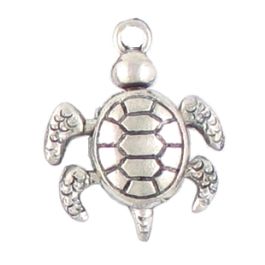 Turtle Charm with Movable Legs and Head (±17x21x5mm; -2mm-;3D)   *