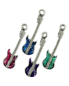 Wholesale Enameled Electric Guitar Charms