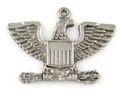Wholesale USA Eagle Coat of Arms Pewter Charms.