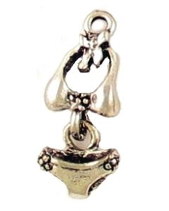 Bikini Charms(±10x24x4mm; -2mm-;3D)