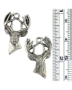 Wholesale Stag Head Pendant Charms.