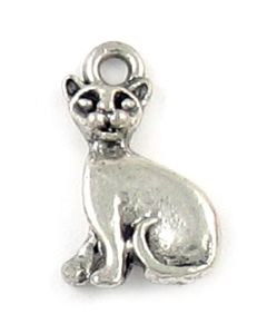 Wholesale Sitting Cat Charms.
