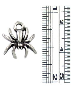 Spider Charm (±11x13x2mm; -2mm-;3D)    *