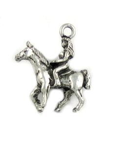 Wholesale Lady On Horse Charms