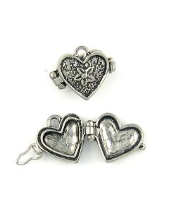 Wholesale pewter heart locket