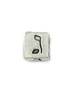 Wholesale Hebrew Letter Gimel Cube Bead