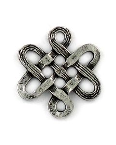 Chinese Knot (±15x17x1.75mm; - 2D)   *