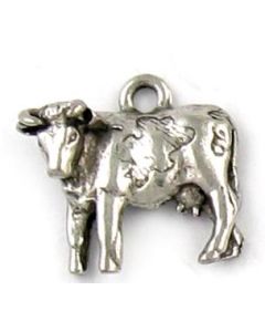 Wholesale Pewter Cow Charms.