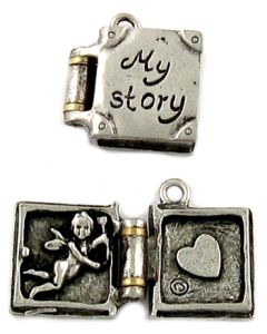 Wholesale My Story Love Book Charms. 
