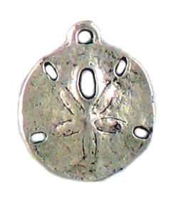 Wholesale Pewter Sand Dollar Charms