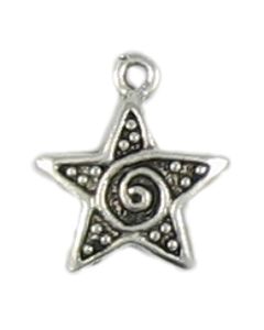 Wholesale Star with Swirl Charms.