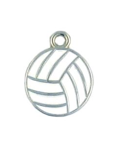 Wholesale Enameled Volleyball Charms