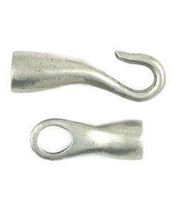 Hook and Eye Clasp (44x8x7mm; -5-; 3D)
