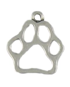 Wholesale Paw Print Outline Pendants.