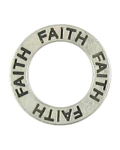 Faith Affirmation Ring (21x21x2mm; 2D)