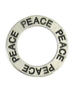 Peace Affirmation Ring (21x21x2mm; 2D)