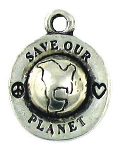 Save our planet charms