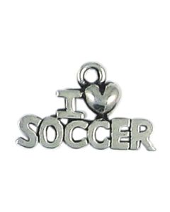 Wholesale I Heart Soccer Charms