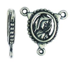 Mary Rosary Part (±3x19x20mm; -1.8mm-;2D)   *