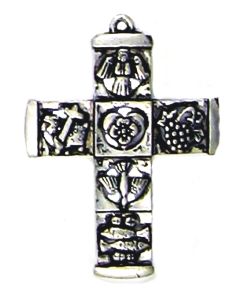 Wholesale Pendant Cross  with Symbols.