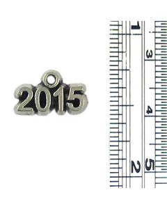 Wholesale Pewter 2015 Year Charms.