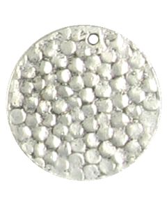 Wholesale Hammered Round Disc Pendants.