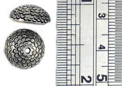 Acorn Bead Cap Fits 12mm Bead (±30x11x3mm; -1.5mm-;3D)  *