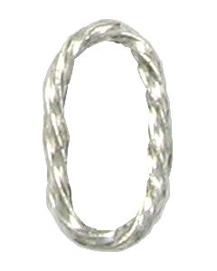 Twisted Link Oval (±22x11.5x1.5mm; - 1D)