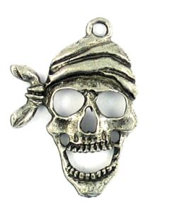 Wholesale Large Pirate Skull Pendants.