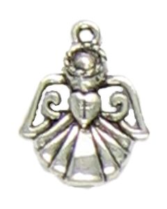Angel with Cross on Chest (±18x23x3mm; -1.5mm-;1D)