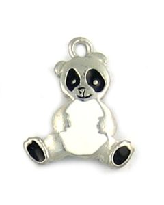 Wholesale Enameled Panda Bear Charms.