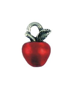 Wholesale Red Enameled Apple Charms.