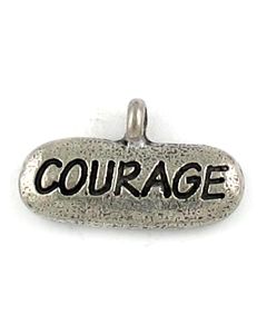 Courage Charm (±17x10x3mm; - 1D)   *