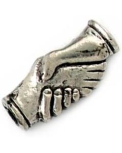 Clasped Hands Bead (±22x10x6mm; -2mm-;3D)  *