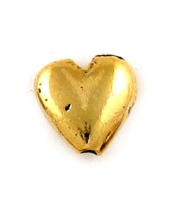 Heart Bead (±11x11x3.5mm; -2mm-;2D)  *
