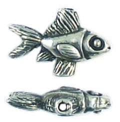 Fish Bead (±12x17x5mm; -1.5mm-;3D)
