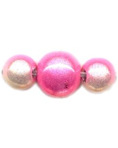 Wholesale Two Tone Pink and White Japanese Miracle Beads