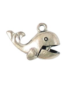 Wholesale Whale Charm with Moveable Mouth